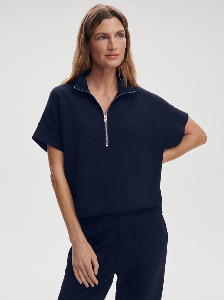 Ritchie Short Sleeve Sweat (Navy)