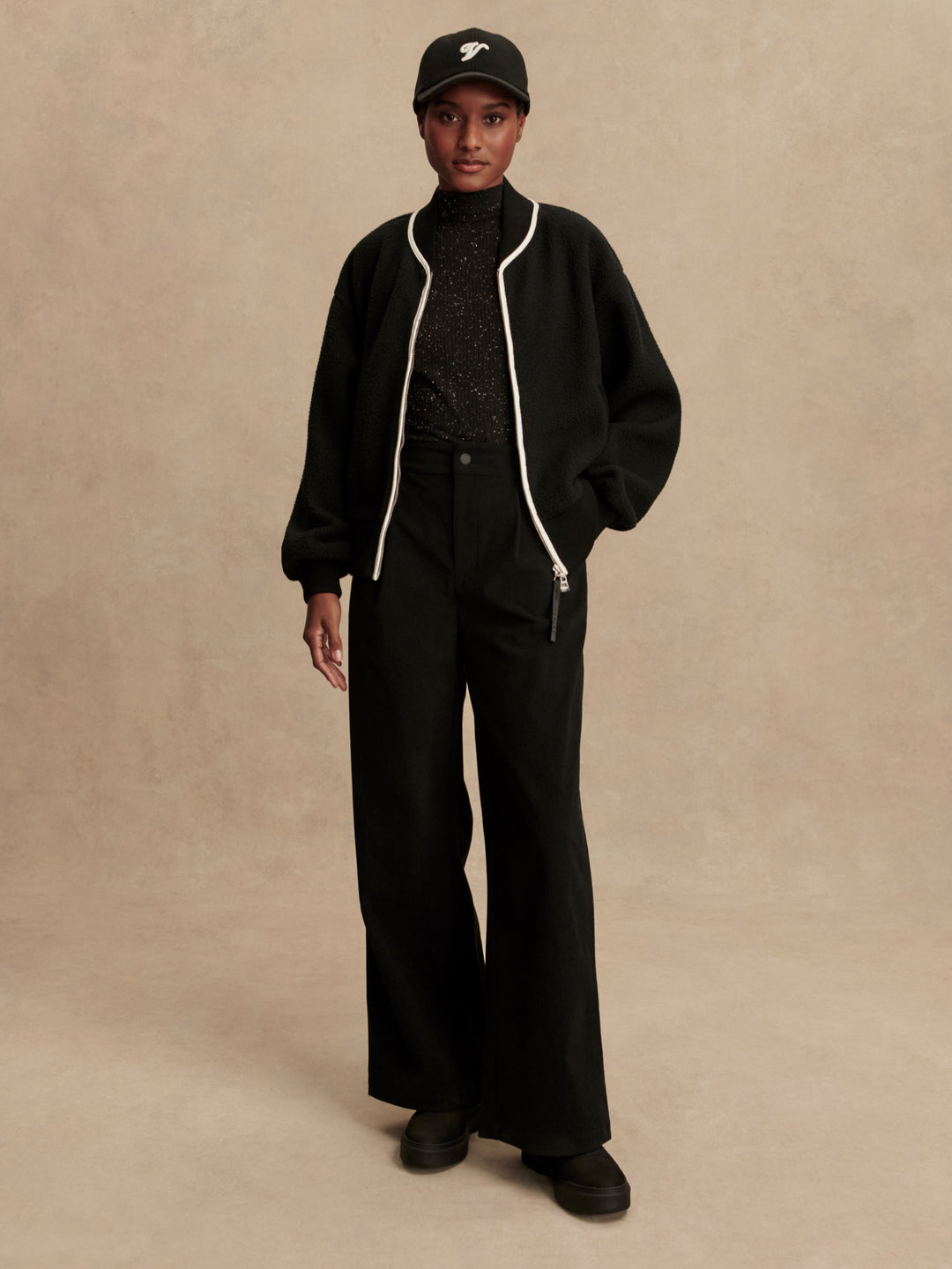 Hansley Fleece Jacket (Black)