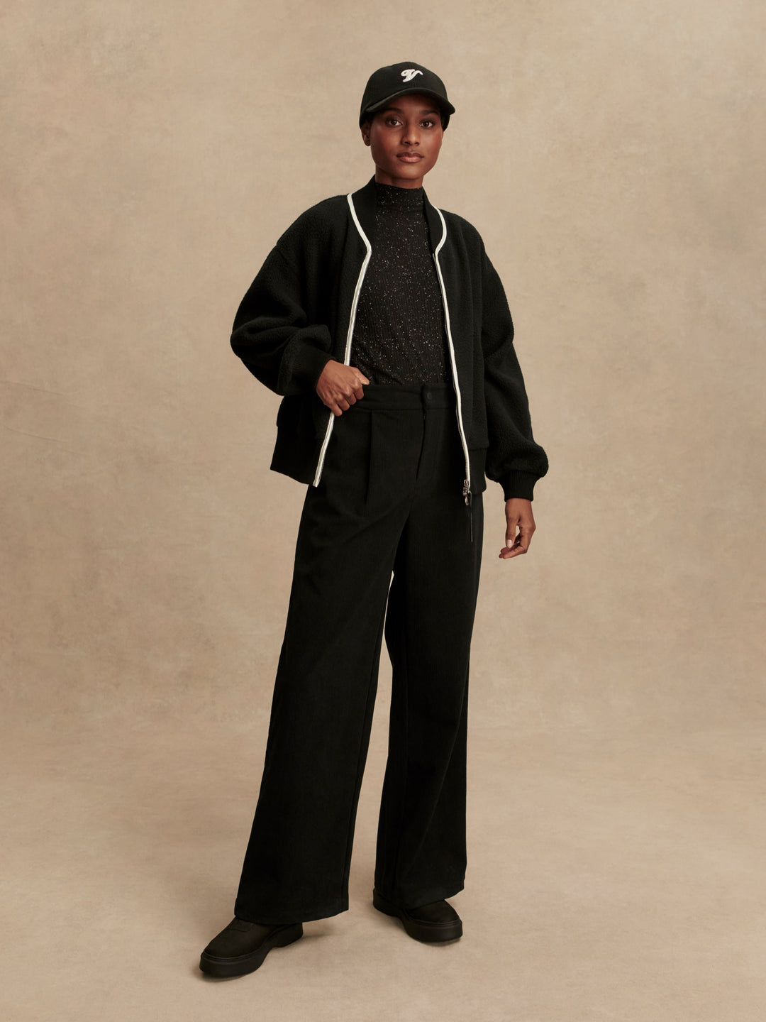 Hansley Fleece Jacket (Black)