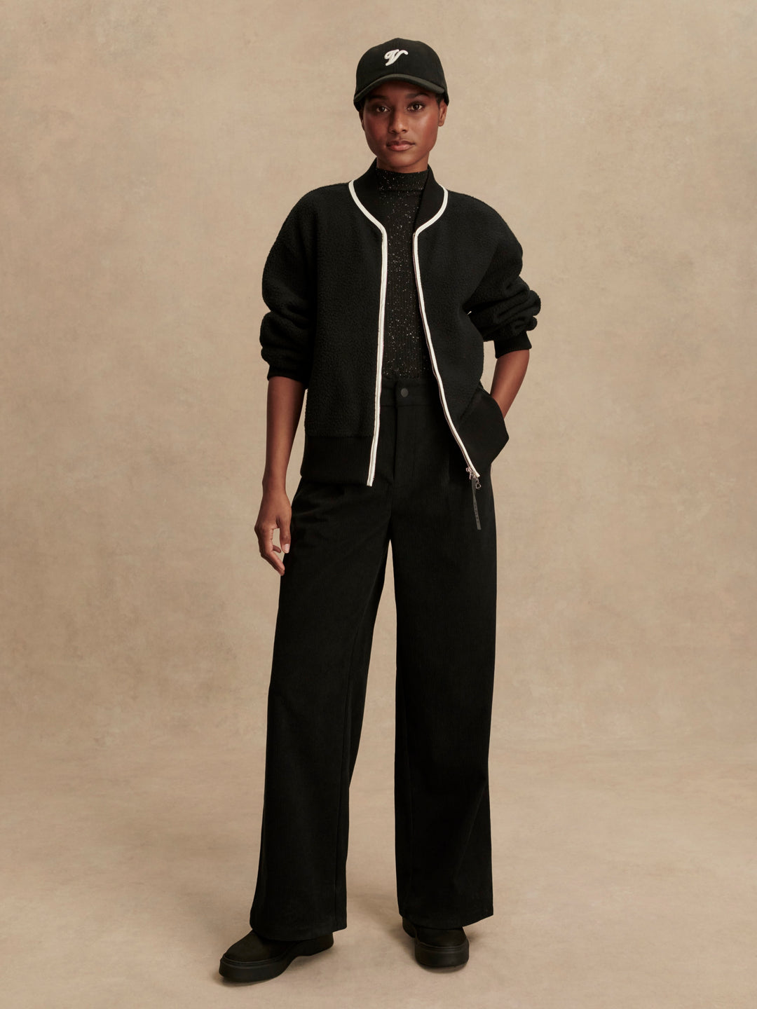 Hansley Fleece Jacket (Black)