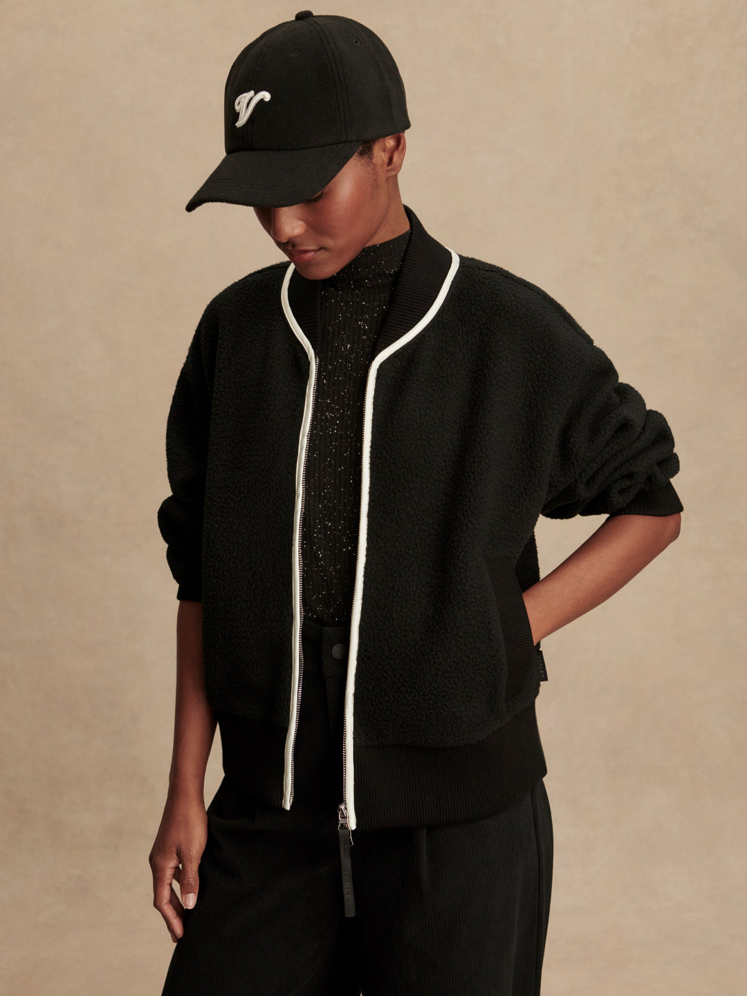 Hansley Fleece Jacket (Black)