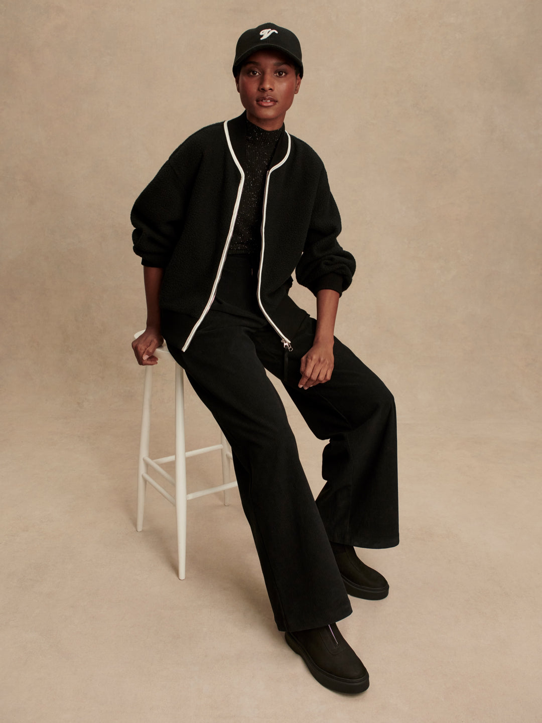 Hansley Fleece Jacket (Black)