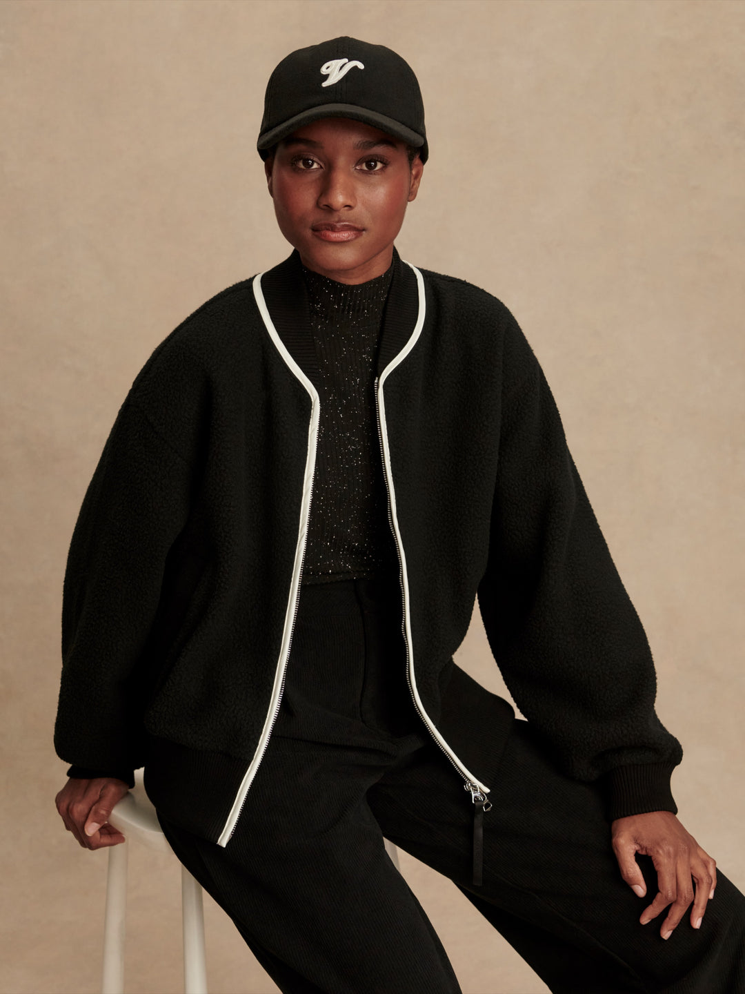 Hansley Fleece Jacket (Black)
