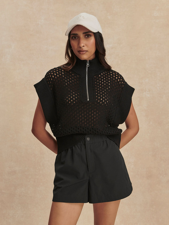 Nila Mid Rise Short 3.5 (Black)