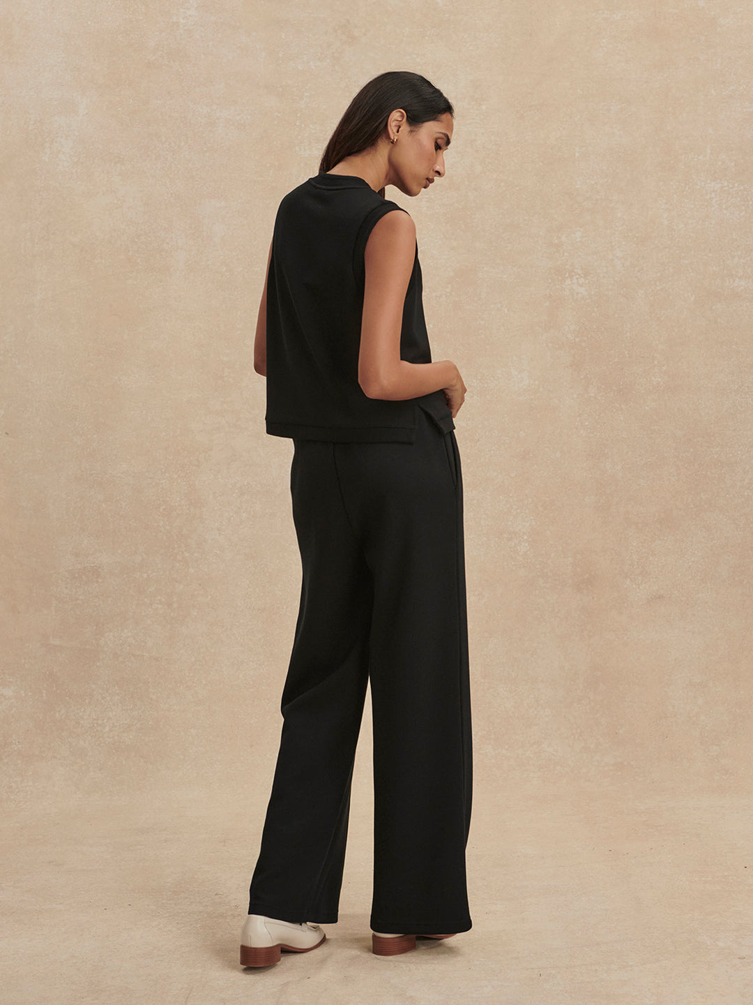 Marla Button Placket Tank (Black)