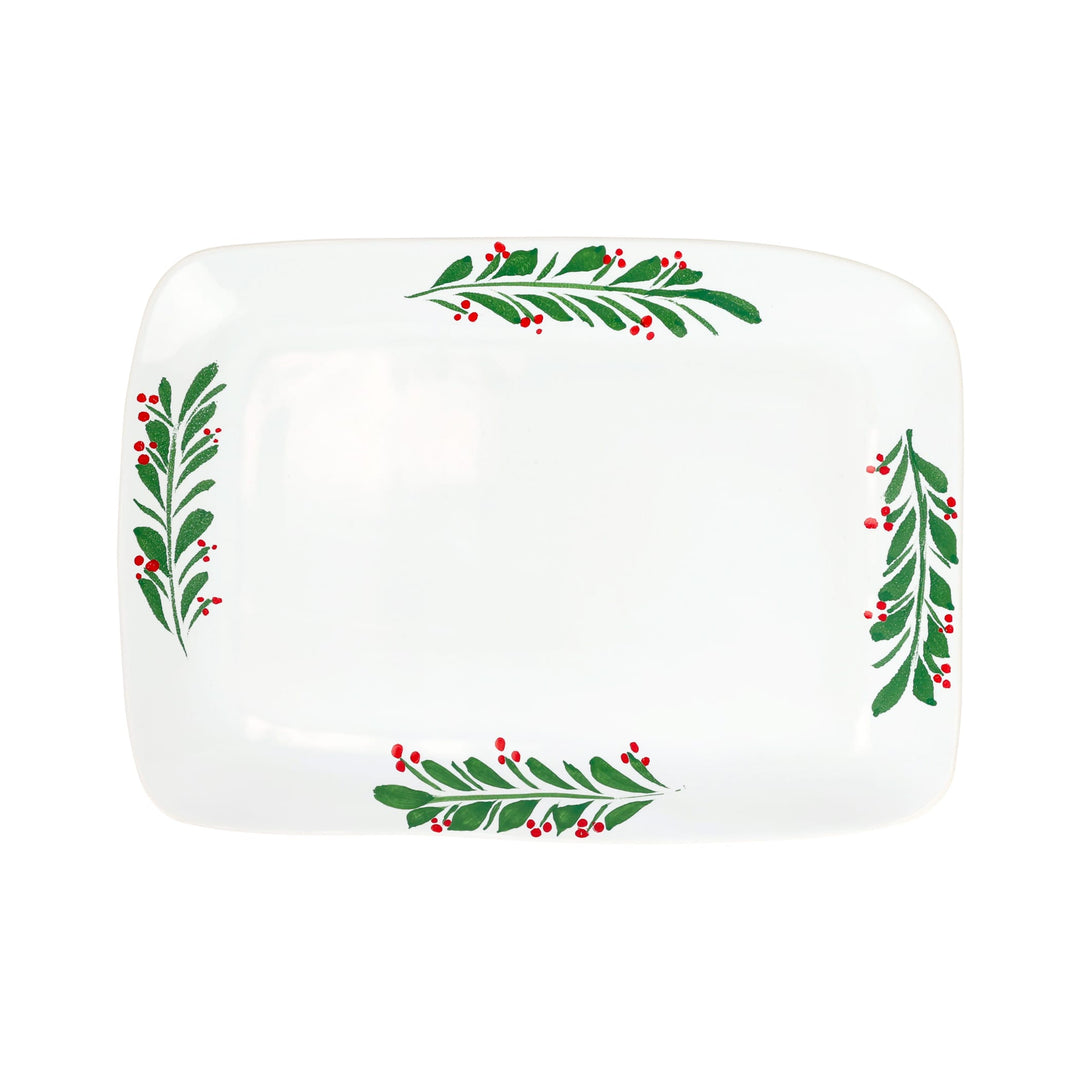 Aria Holiday Rectangular Platter