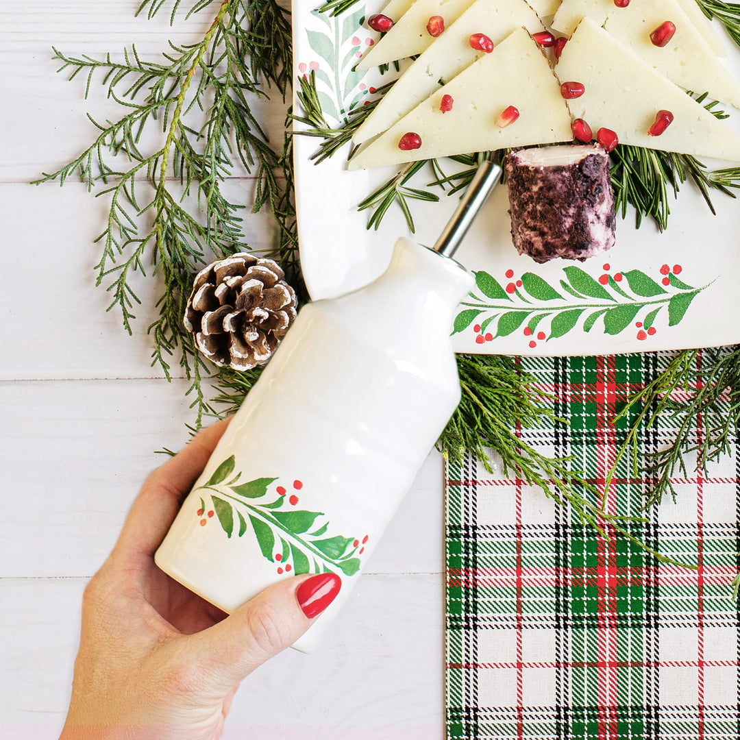 Aria Holiday Olive Oil Bottle