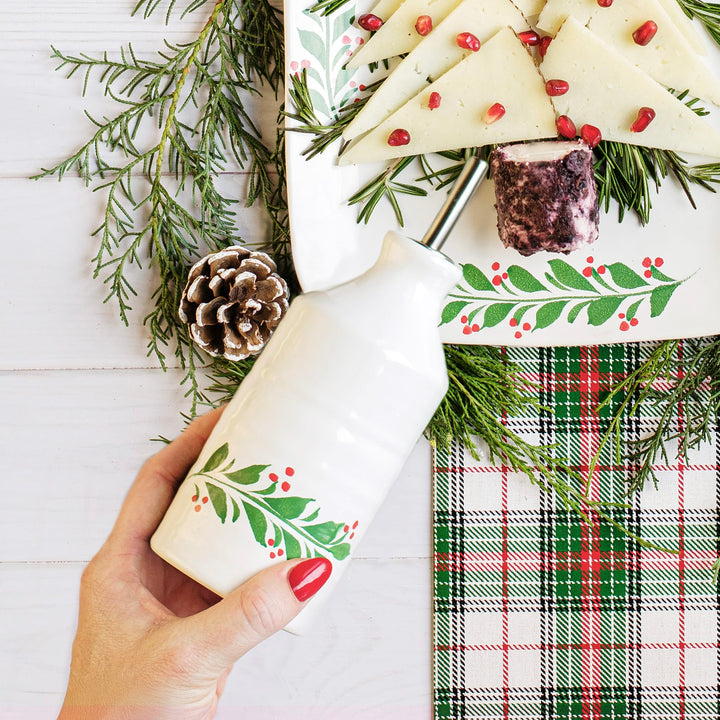 Aria Holiday Olive Oil Bottle