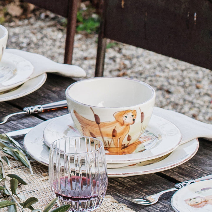 Wildlife Hunting Dog Cereal Bowl