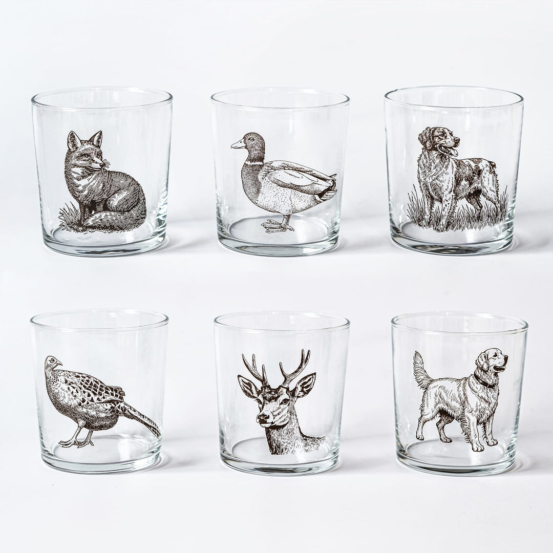 Wildlife Assorted Tumblers - Set of 6