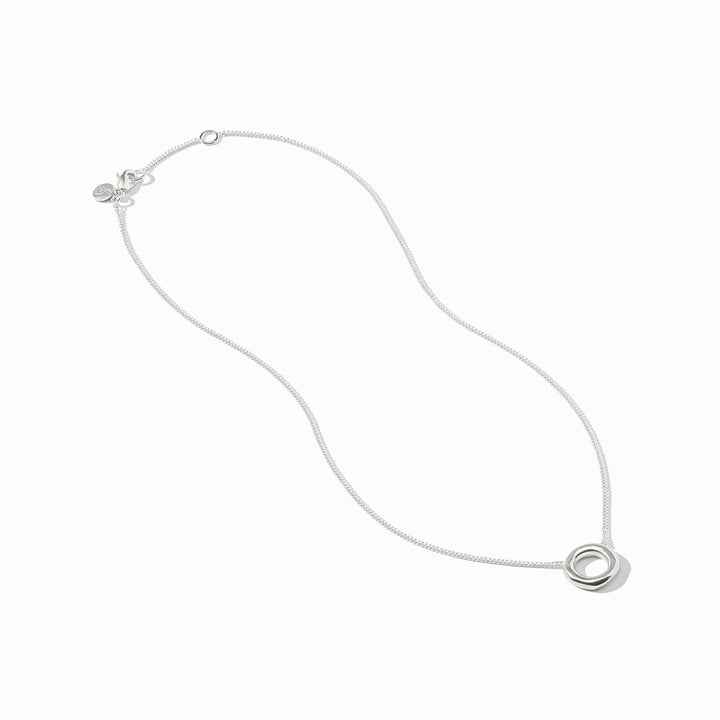 Wave Circle Delicate Necklace