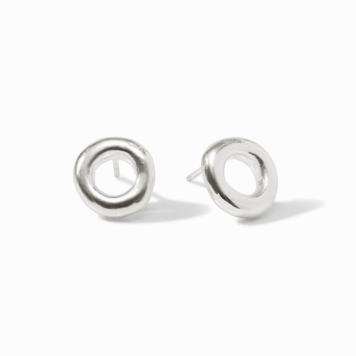 Wave Circle Stud