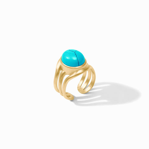 Wave Stone Ring