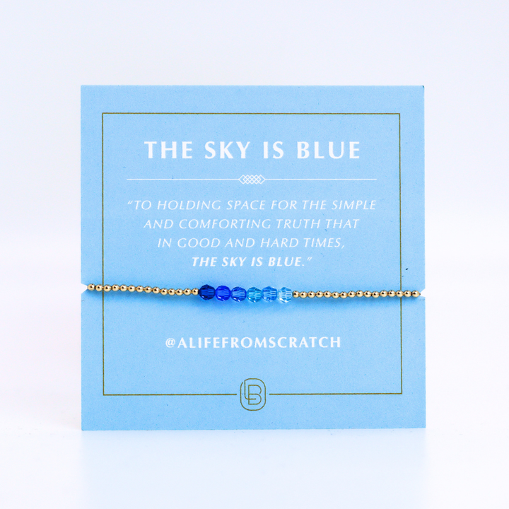 The Sky Is Blue Bracelet