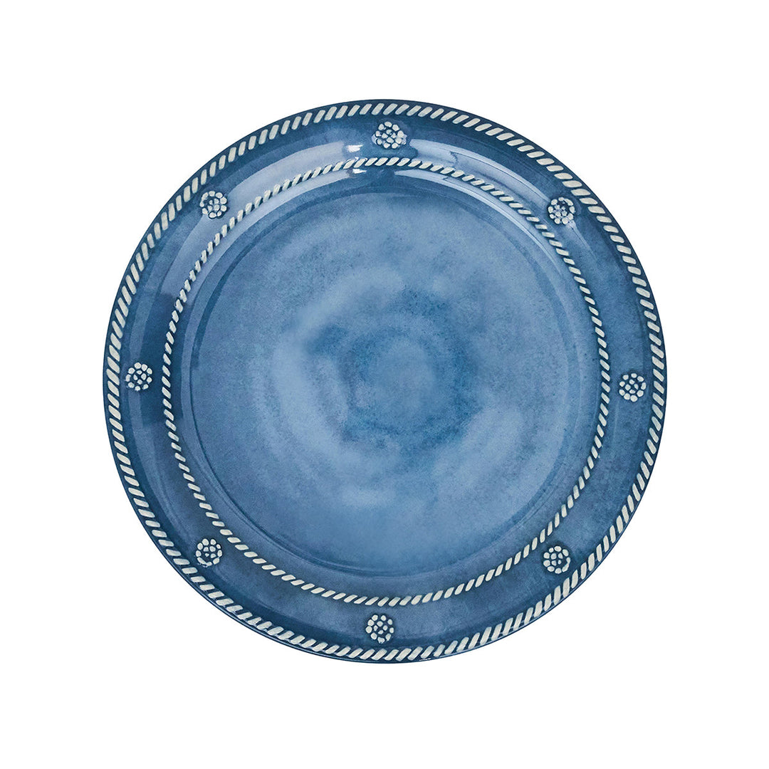 Berry &amp; Thread Melamine Dessert/Salad Plate Set/4 - Ocean