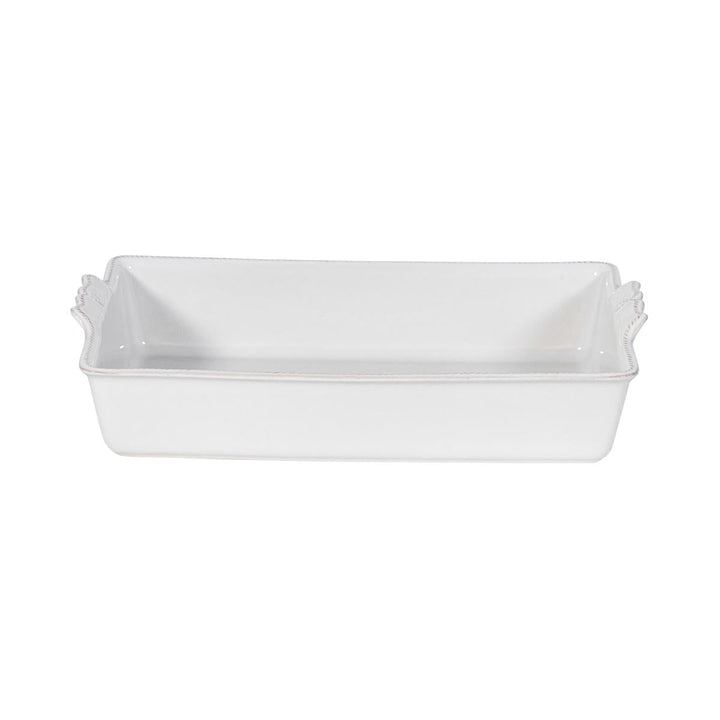 Berry &amp; Thread 13" Rectangular Baker - Whitewash