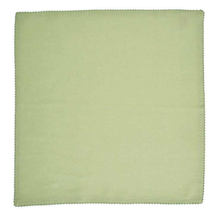 Berry Scallop Napkin Set/4 - Light Green