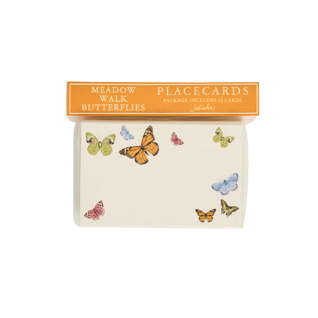 Meadow Walk Butterfly Place Card Set/12 - Multi