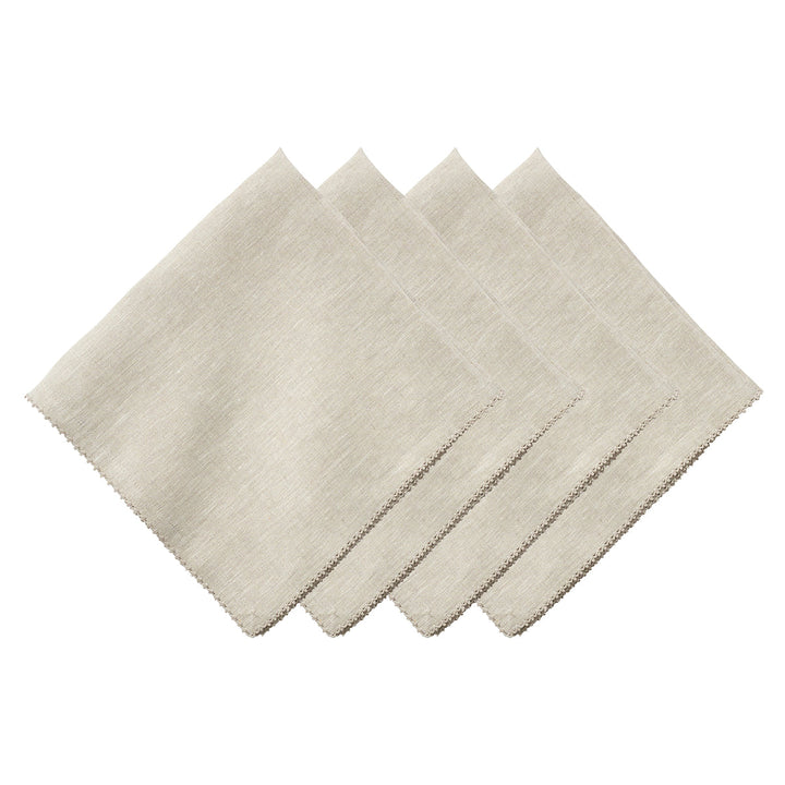 Berry Scallop Napkin Set/4 - Natural