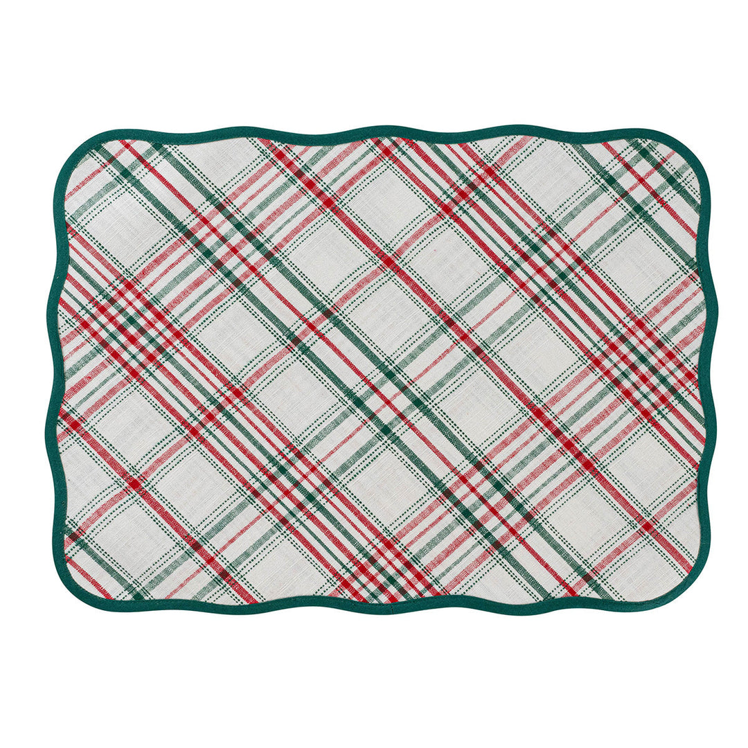 Merry Tartan Placemat Set/4