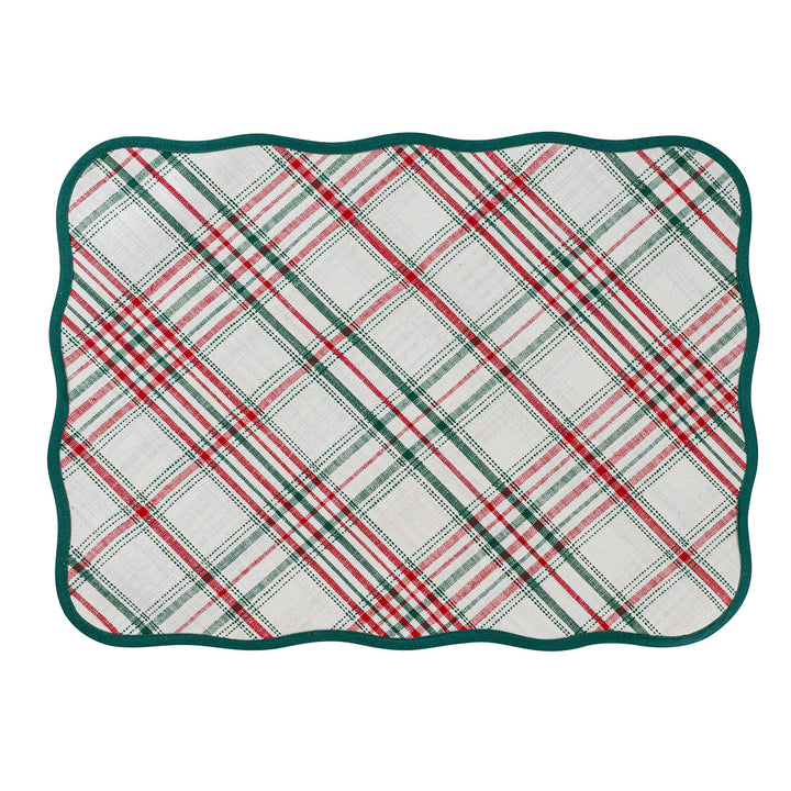Merry Tartan Placemat Set/4