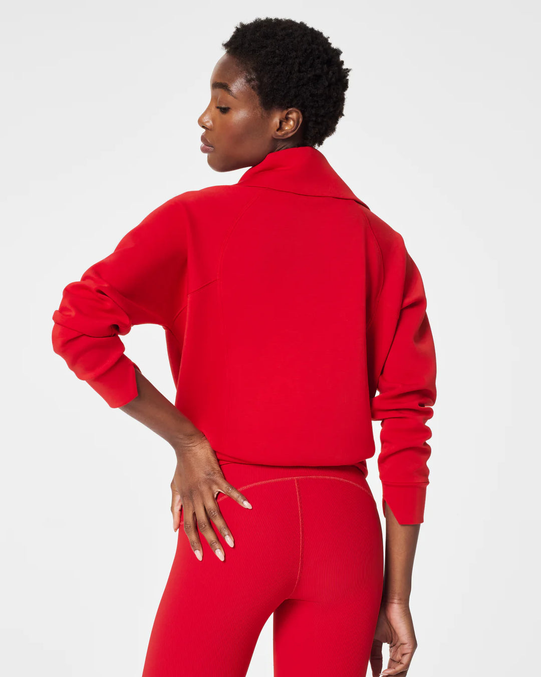 Spanx® Airessentials Half Zip (Spanx Red)