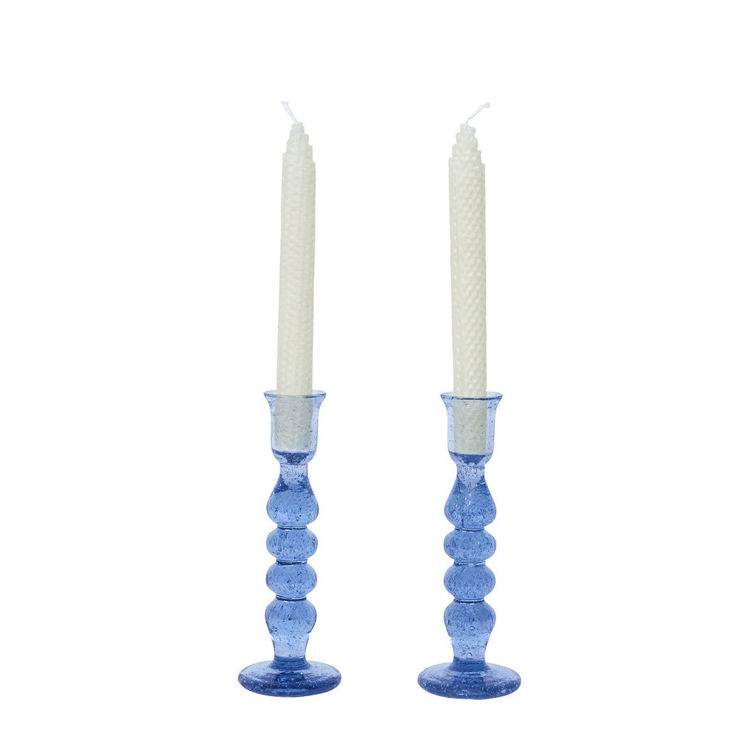 Provence 7" Candlestick Set/2 - Chambray