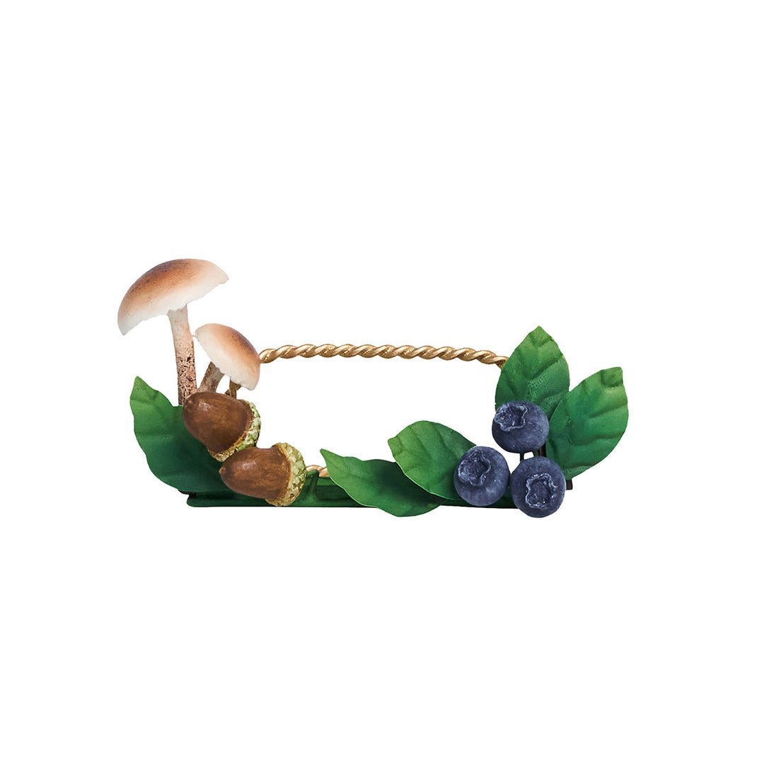 Forest Walk Mushroom & Acorn Place Card Holder Set/4 - Multi