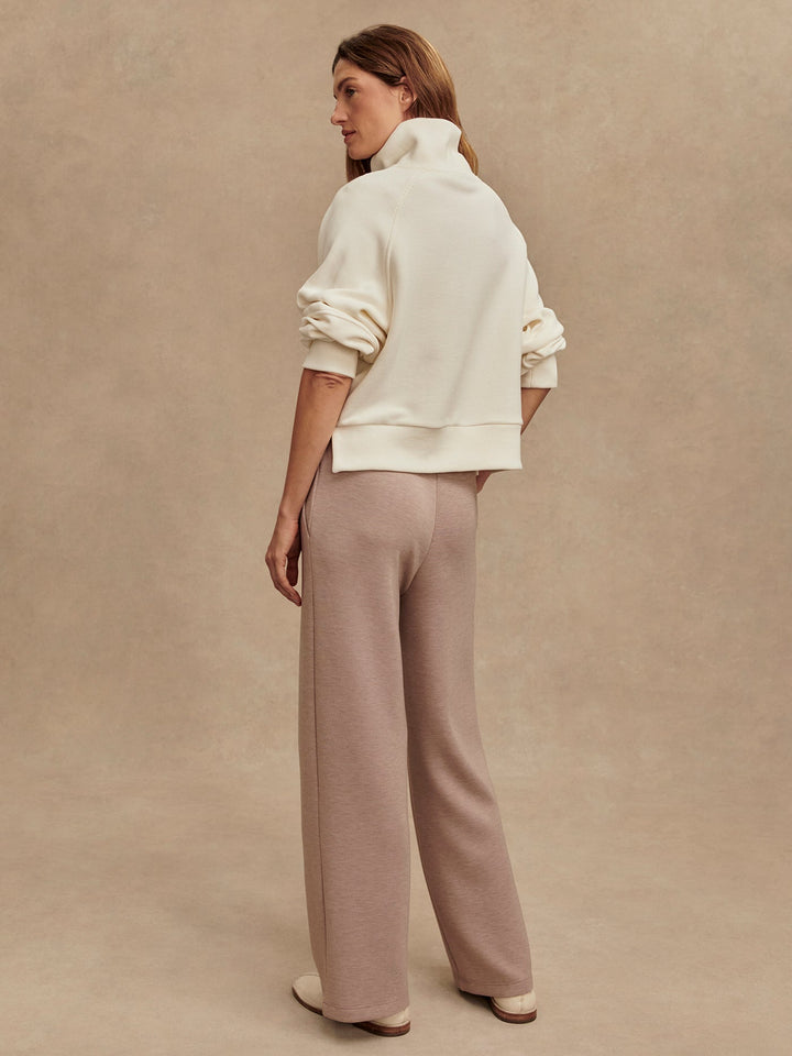 Milano Half Zip Sweat (Ivory)