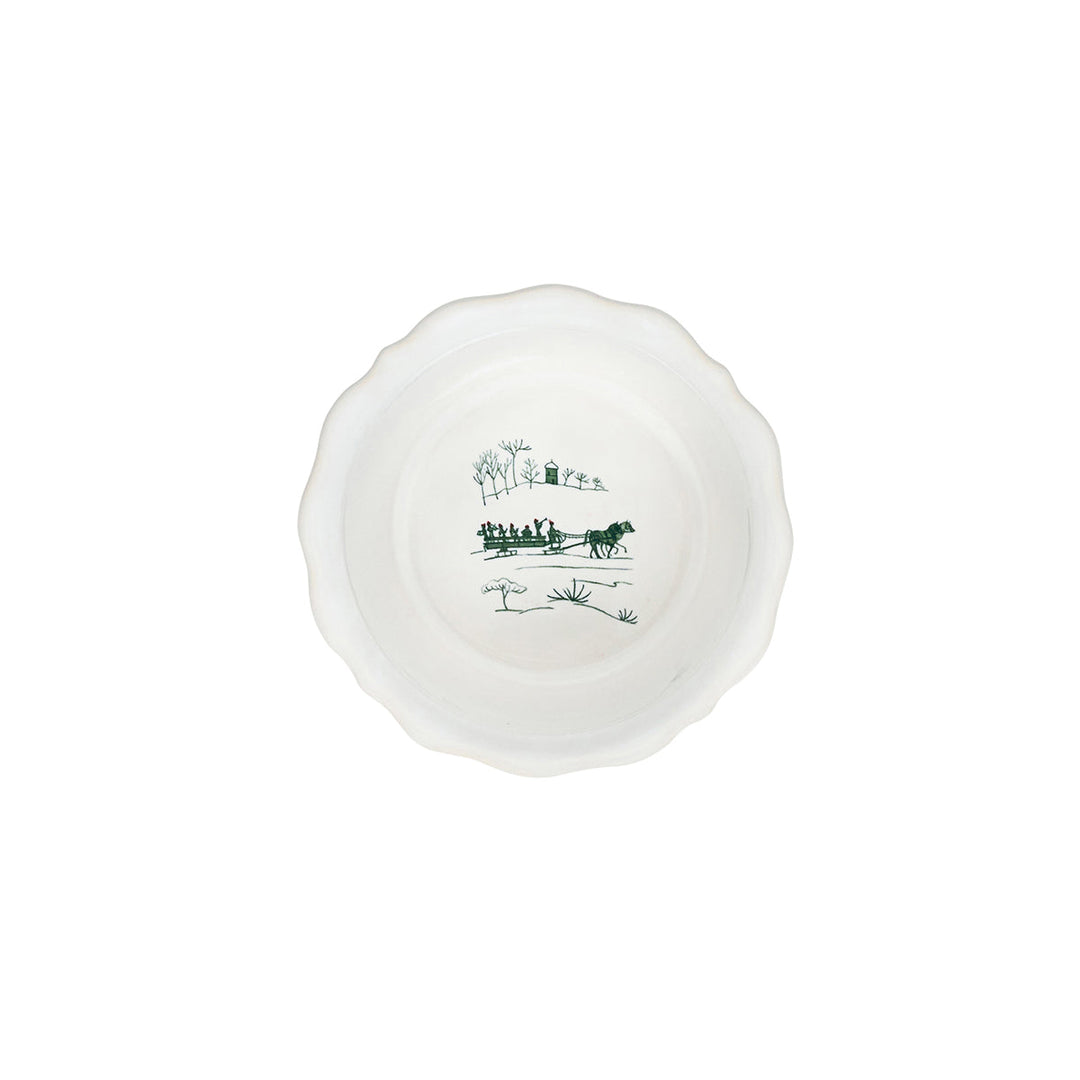 Country Estate Winter Frolic Ramekin - Evergreen
