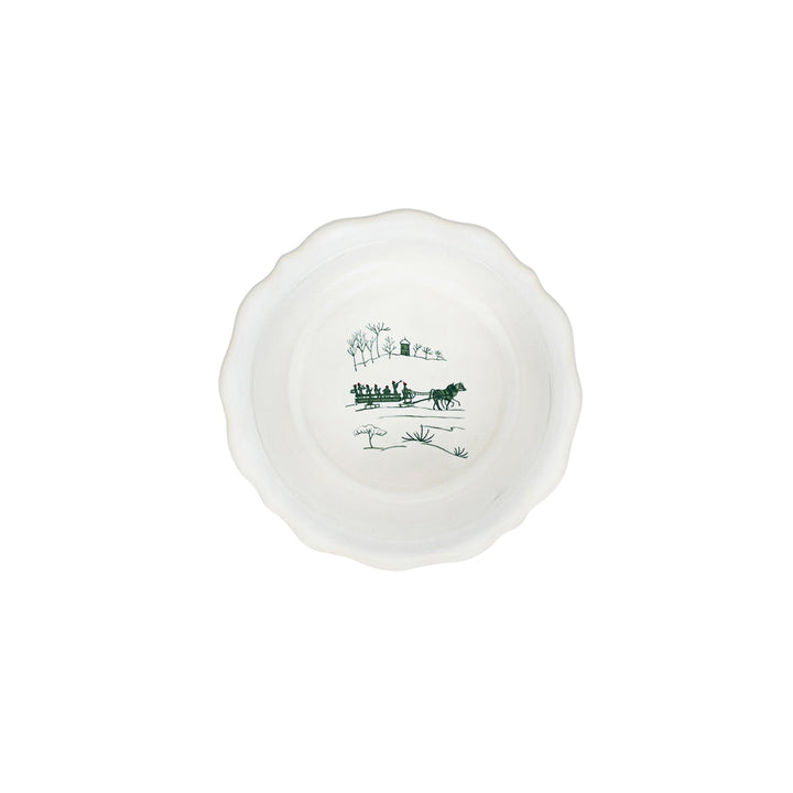 Country Estate Winter Frolic Ramekin - Evergreen