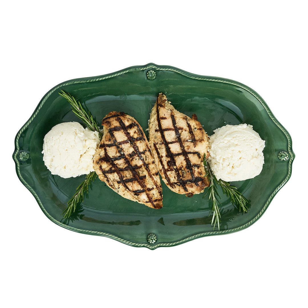 Berry &amp; Thread 16" Platter - Basil