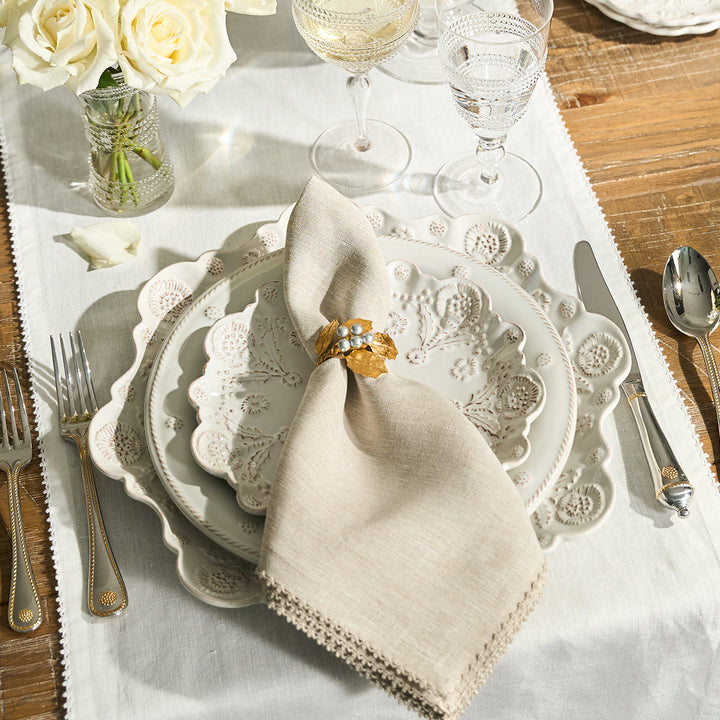 Berry Scallop Napkin Set/4 - Natural