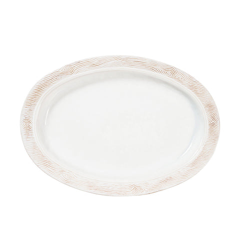 Blenheim Oak 18" Platter - Whitewash