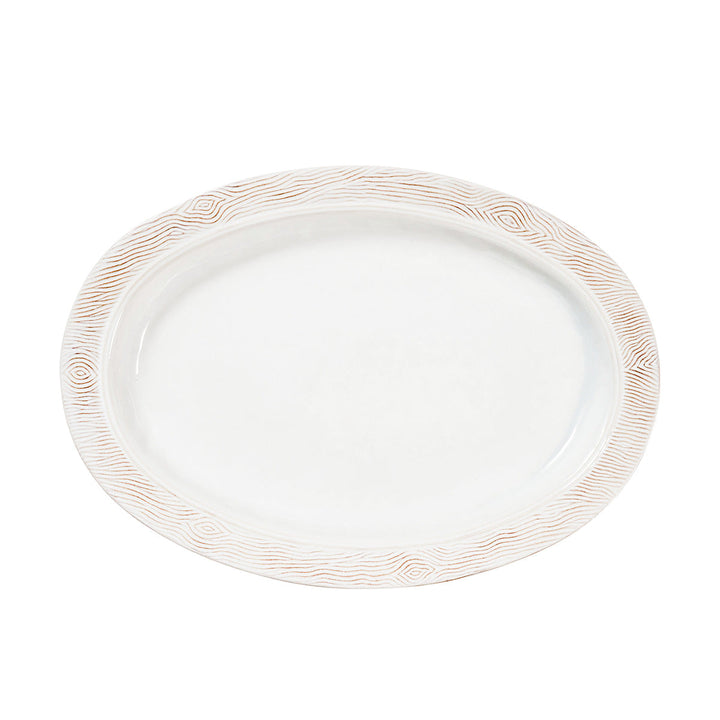 Blenheim Oak 18" Platter - Whitewash