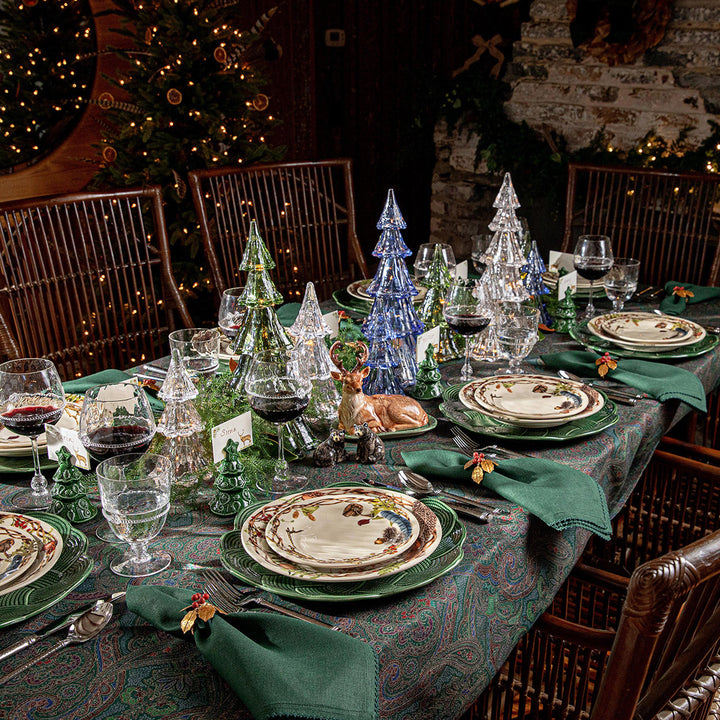 Paisley 60" x 120" Tablecloth - Evergreen