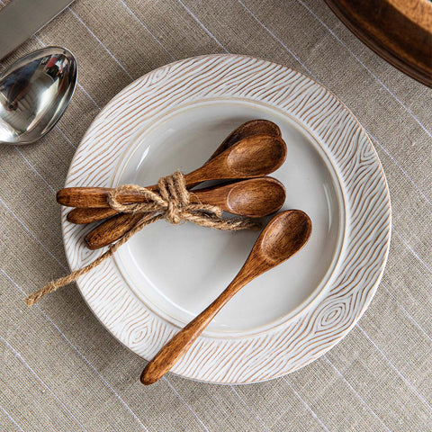 Bilbao Wood Petite Spoon Set/4