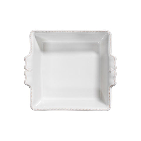 Berry & Thread Square Baker - Whitewash