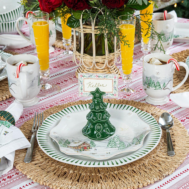 Berry &amp; Thread Tree Place Card Holder Set/4 - Basil
