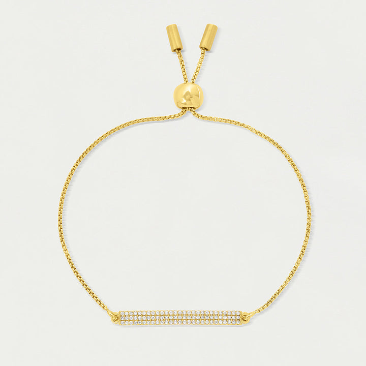 Petit Pavé Bar Chain Bracelet