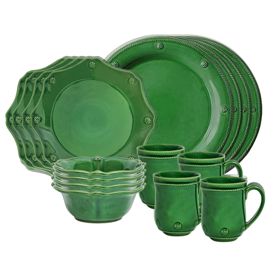 Berry &amp; Thread 16pc Place Setting - Basil