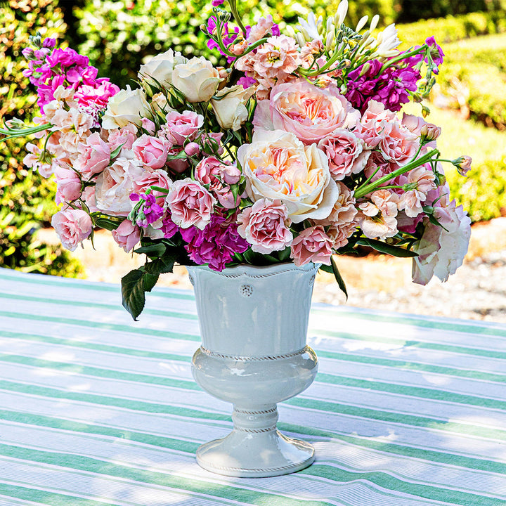 Berry &amp; Thread Petite Parterre Garden 8" Vase - Whitewash