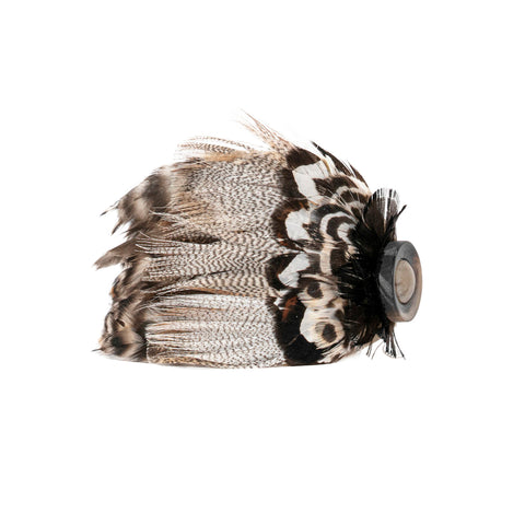 Feather Napkin Ring Set/4 - Espresso