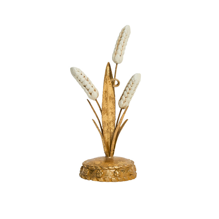 Forest Walk Wheat Place Card Holder - Gold
