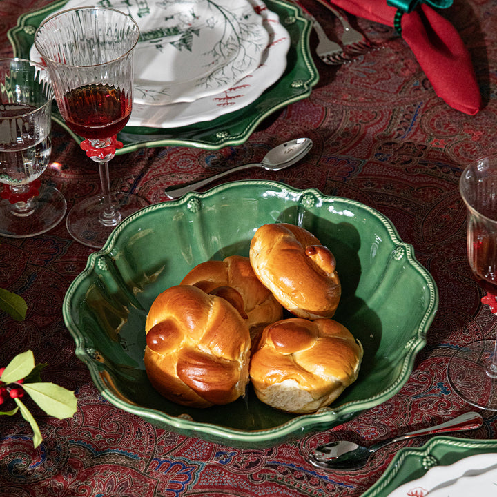 Berry &amp; Thread 13" Serving Bowl - Basil