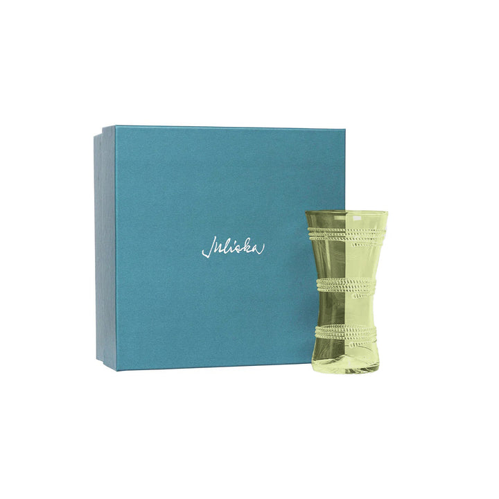 Ella 9" Corset Vase - Green