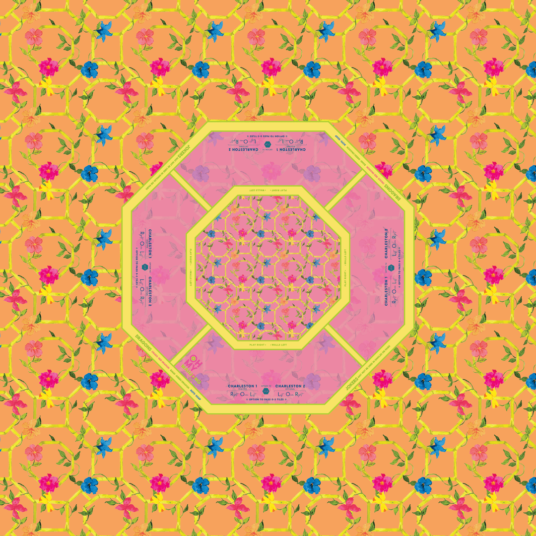 Bagua Blossom Mahjong Tablecloth