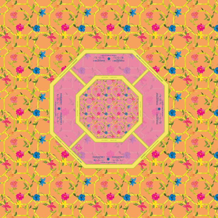 Bagua Blossom Mahjong Tablecloth