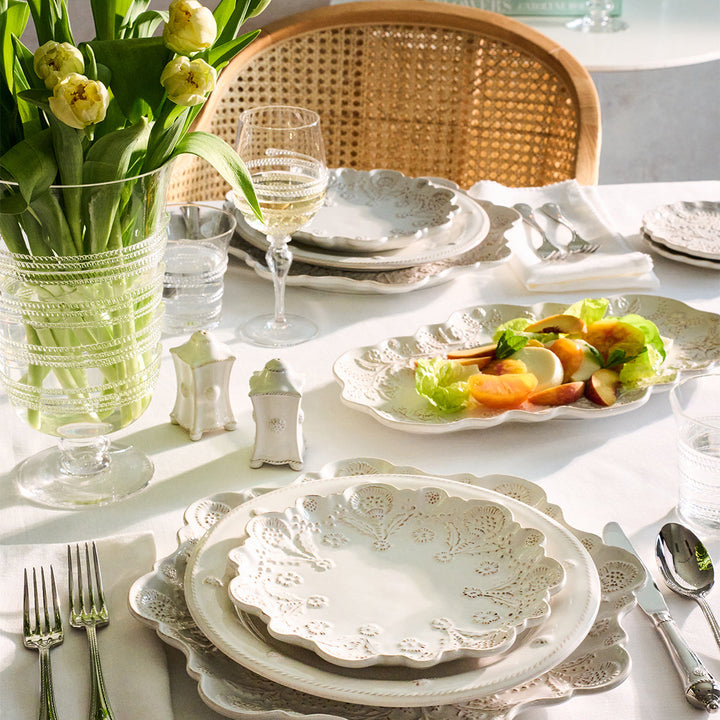 Berry &amp; Thread Thistle Charger/Platter - Whitewash