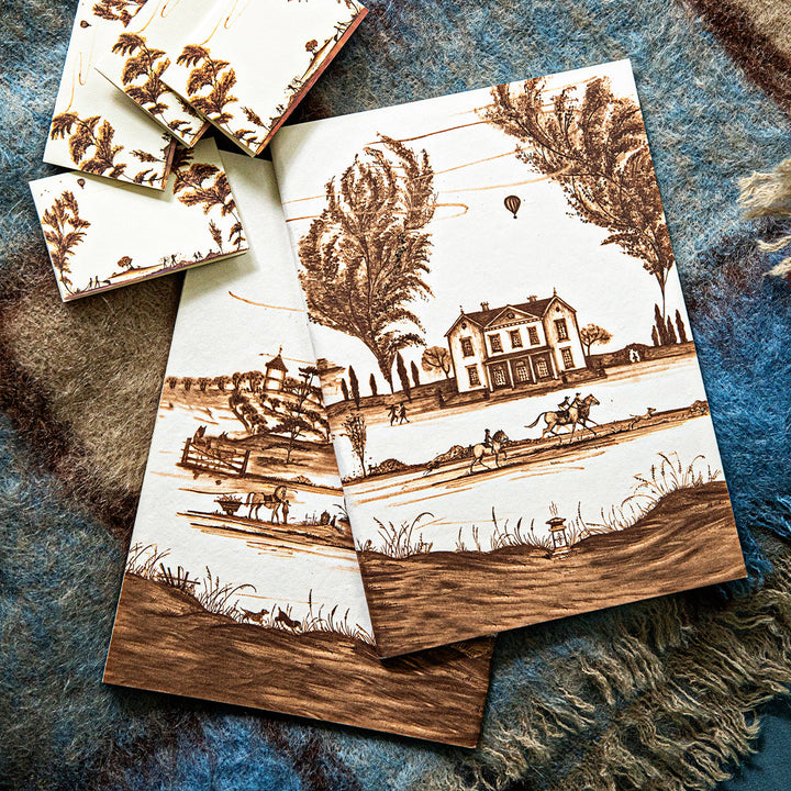 Country Estate Harvest 7" x 10" Paper Journal - Sepia